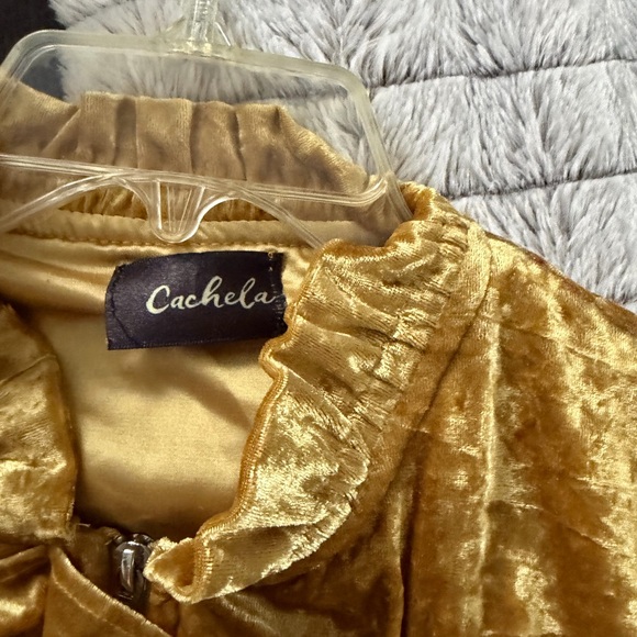 Cache Gold Velvet Jacket - Picture 2 of 5
